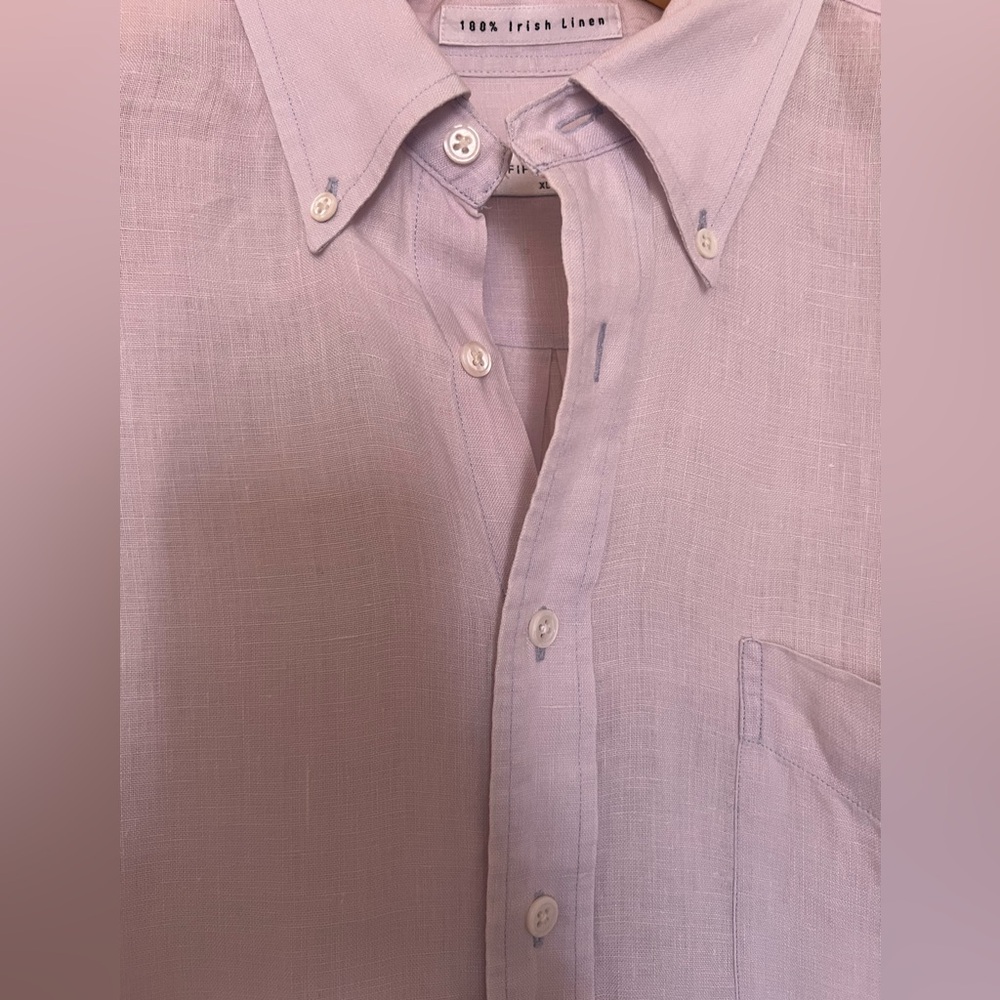 Saks fifth Avenue Linen shirt- XL